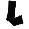 RuffleButts Baby Girls Cable Knit Footless Ruffle Tights - 2 of 2