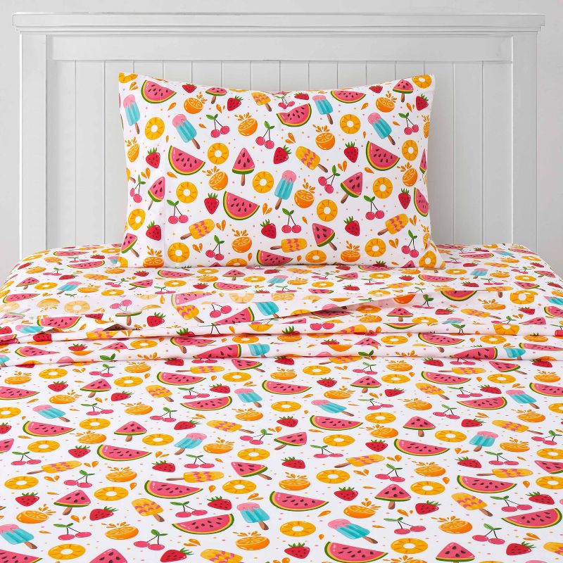 Fruity Fun Microfiber Kids' Sheet Set By Sweet Home Collection™, 1 of 9