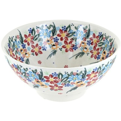 Blue Rose Polish Pottery Tara Rice Bowl