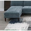 NicBex Couches for Living Room 6pcs Modular Sectional Sofa Set Modern Upholstered Sofa Couch 4x Armless Chairs 2x Ottomans, Grayish - 3 of 4