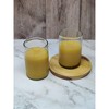 Dos Sueños Mexican Hand Blown Drinking Glasses - Natural - 14oz - Set of 2 - 3 of 3