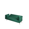Kumasinova 71" Velvet Convertible Folding Sofa Bed,Loveseat with Adjustable Backrest,Sleeper Sofa for Small Spaces,Couchs for Living Room&Bedroom - 3 of 4