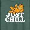 Women's - Garfield - Just Chill Lightweight French Terry Wide Neck Long Sleeve Shirt - 2 of 4
