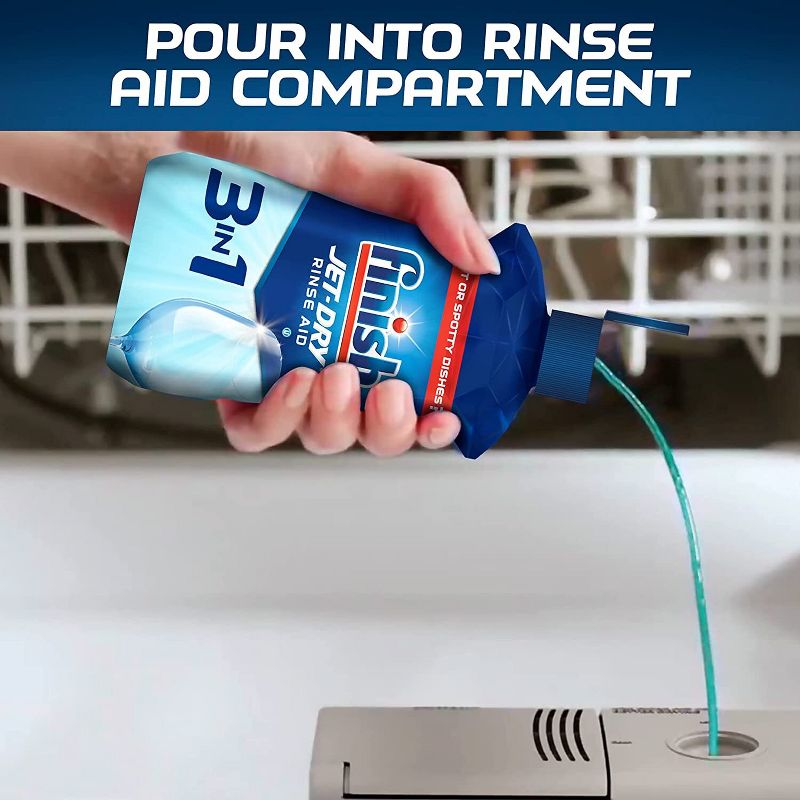 Finish Jet-Dry Rinse Aid, Dishwasher Rinse & Drying Agent, 6 of 11