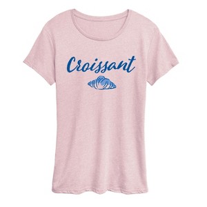 Women's - Instant Message - Croissant Short Sleeve Graphic T-Shirt - 1 of 4