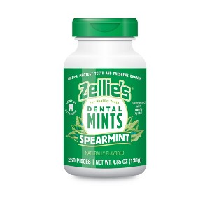 Zellie's Spearmint Xylitol Dental Mints - 250ct : Target