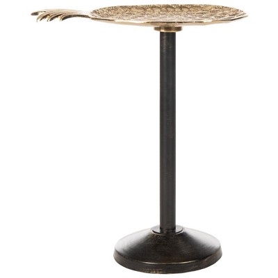 Luana Gold and Antique Gold Pineapple Top Accent Table