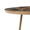 Marta Barragan Camarasa Tropical Night Heat Side Table Round Black/Gold - Deny Designs: Gold Frame, Living Room Accent - image 4 of 4