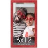 PosterPalooza | Panoramic Shabby Chic Red Picture Frame - UV Acrylic, Foam Board Backing, Hanging Hardware - 2 of 4