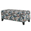 NicBex Storage Bench Modern Multicolored Flower Rectangular Bench for Bedroom and Entryway - 3 of 4