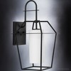 Urban Ambiance Luxury Minimalist Outdoor Wall Sconce 21.625''H x 11''W,  Midnight Black Finish,  Chandler Collection, UHP1392 - 4 of 4