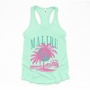 Simply Sage Market Retro Malibu Palm Tree Racerback Tank - 2 of 4