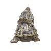 Transpac Resin 6.75 in. Gray Spring Stacked Turtle Fig - 3 of 4