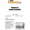 BulkSupplements Vitamin B12 (Pure Cyanocobalamin) Powder 250 Grams - 2 of 4