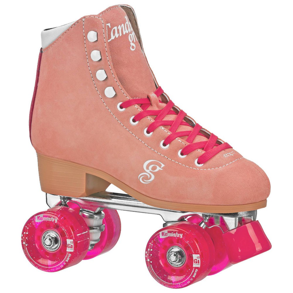 Roller Derby Candi Carlin Roller Skate - Peach/Pink (9)