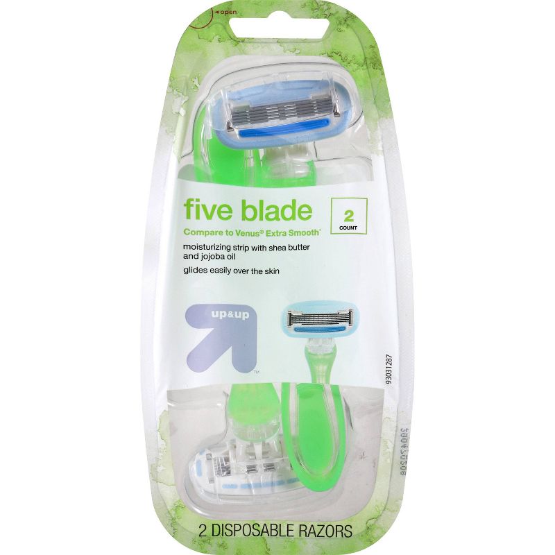 Women's 5 Blade Disposable Razors - up & up™, 1 of 9