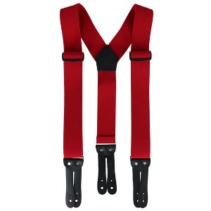 Welch Men's Big & Tall 2 Inch Super Tuff Stuff Y-Back Button On Work Suspender - 1 of 3