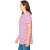 Woman Within Plus Size Pintucked Half-Button Tunic - 4 of 4