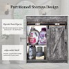 SinCiDo Bathroom Vanity with Sink, 30in Wide Farmhouse Bathroom Sink Cabinet with Sliding Barn Door & Drawers & Adjustable Shelves - 4 of 4