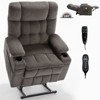 NicBex Recliner Chair Power Lift Chair with 2 Cup Holders Massage Chair with Heating Comfy Chair for Living Room, Reading Room - 4 of 4