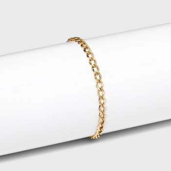 The Julia Mae Paper Clip Bracelet - White Gold