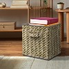 Sorbus 11 Inch Foldable Fabric Storage Cube Bin with Handles - for Organizing Pantry, Closet, Nursery, Playroom, and More - 3 of 4
