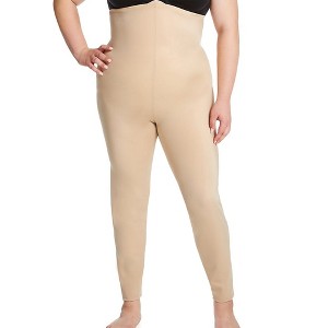 InstantFigure Plus Size Hi-Waist Tummy Control Leggings WP40221C - 1 of 4