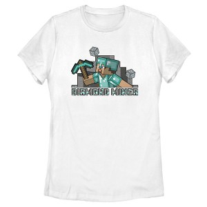 Women's Minecraft Diamond Miner T-Shirt - 1 of 4