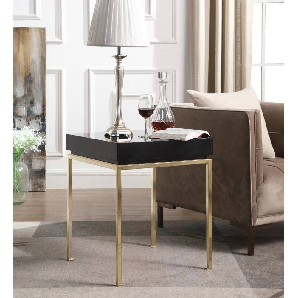 Sabrina Side Table Black - Chic Home Design was $329.99 now $197.99 (40.0% off)