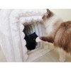 Airsurfer Ottoman Storage Bench Pet Supplies Corduroy Bench Cat's nest to hide For the Living Room, Entryway and Bedroom - 3 of 4