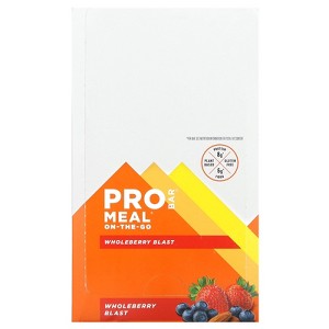 ProBar Meal On-The-Go Bar, Wholeberry Blast, 12 Bars, 3 oz (85 g) Each - 1 of 3