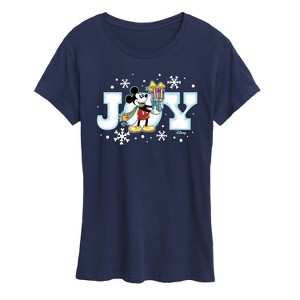 Women's - Disney - Joy Mickey Short Sleeve Graphic T-Shirt - 1 of 4