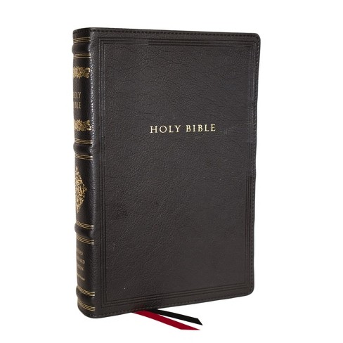 Rsv Personal Size Bible With Cross References, Black Leathersoft ...