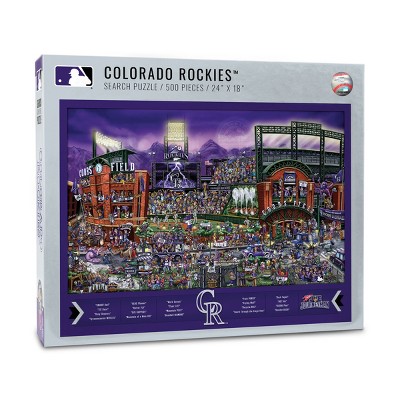 MLB Colorado Rockies Purebred Fans 500pc Puzzle - A Real Nailbiter