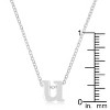 Slickblue Stylish Custom Initial Necklace for Women, 18" Link Chain+2" Ext., Rose Gold/Gold/Silver Options, b-z Options - 2 of 3