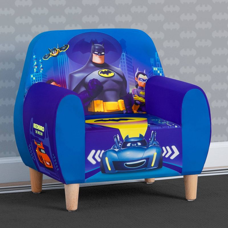 Delta Children Kids&#39; Batman Batwheels Foam Chair, 3 of 9
