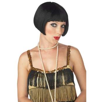California Costumes Classic Flapper Women's Costume Wig (Black)