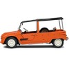 1970 Citroen Mehari MK.1 Kirghiz Orange with Black Top 1/18 Diecast Model Car by Solido - 3 of 4