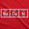 Chemistry of Bacon Hoodie Nerdy Periodic Element Breakfast Funny Sweatshirt - Crazy Dog Hoodie - 2 of 4
