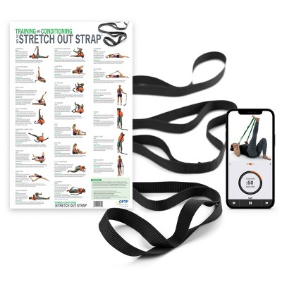 OPTP Stretch Out Strap Pilates Essentials Book Package