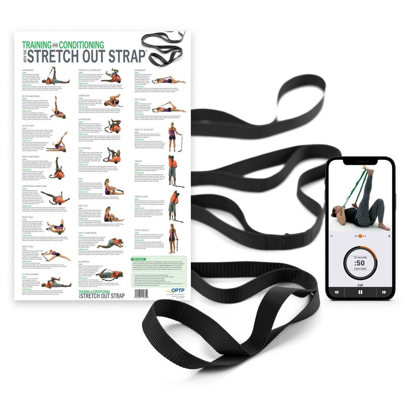 Stretch Out Strap XL with Training & Conditioning Poster, 1 of 6