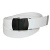 CTM Big & Tall Cotton Belt with Nickel Finish Buckle (Pack of 3) - 3 of 4
