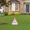 Big Dot of Happiness Pajama Slumber Party - Outdoor Lawn Sign - Girls Sleepover Birthday Party Yard Sign - 1 Piece - 3 of 4