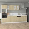 CLIHOME 23.6 in H Engineered Wood Wall Kitchen Cabinet with 2-Doors and 2-Shelves - 2 of 4