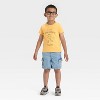 Toddler Boys' Solid Short Sleeve Graphic T-Shirt - Cat & Jack™ - 4 of 4