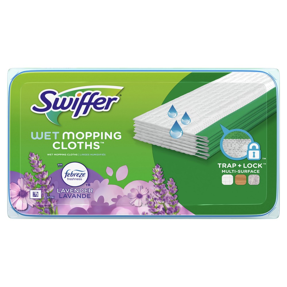 Swiffer Sweeper Wet Mopping Pads  Lavender  24 Count