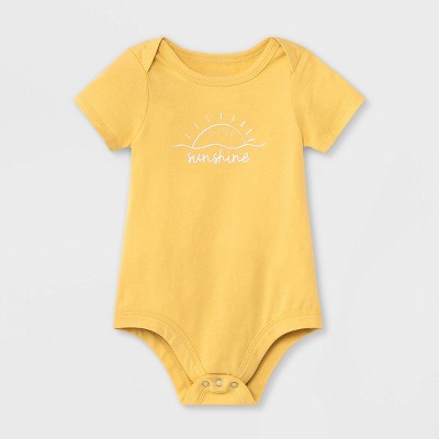 Grayson Mini Baby Sunshine Bodysuit - Yellow Newborn