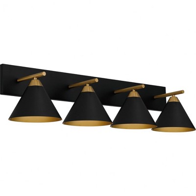 Quoizel Lighting Mastro 4 - Light Vanity in  Matte Black