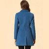 INSPIRE CHIC Women's Notched Lapel Single Breasted Outwear Fall coat - 4 of 4