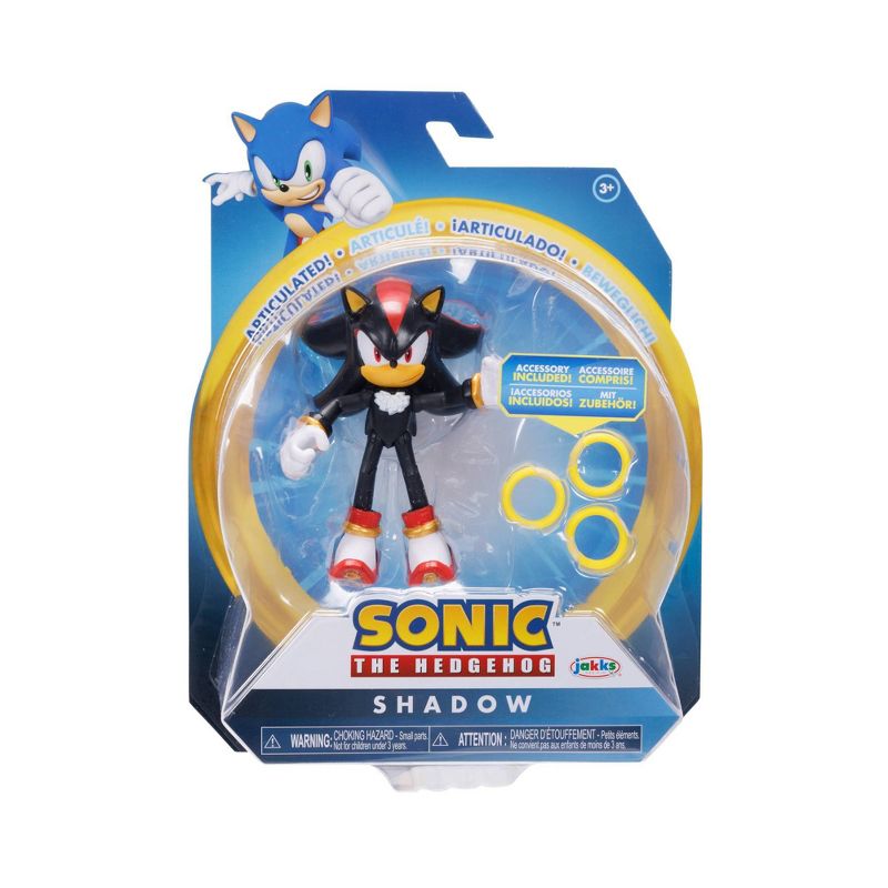 Sonic the Hedgehog Shadow with Rings Action Figure, 2 of 7